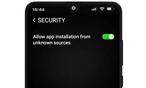 Enabling unknown sources to install Bateubet on Android