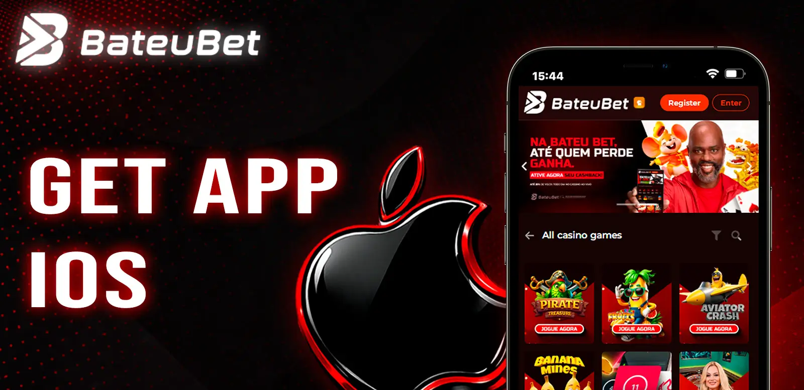 Downloading the Bateubet app on iPhone (iOS)