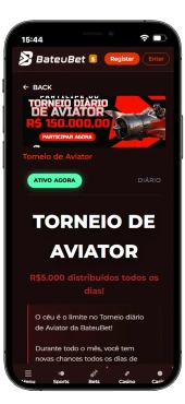 Screenshot of Bateubet homepage